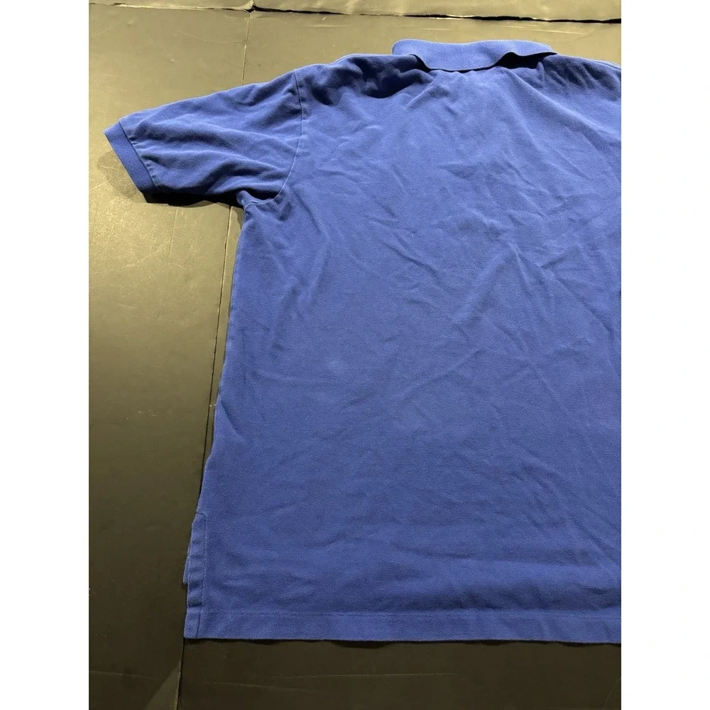 Polo by Ralph Lauren Men's Blue Classic Fit Short Sleeve Polo Orange Pony XLT